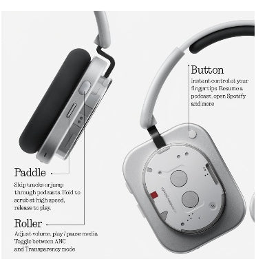 NOTHING HEADPHONE (1) WIRELESS HEADPHONES WHITE – ZEEK