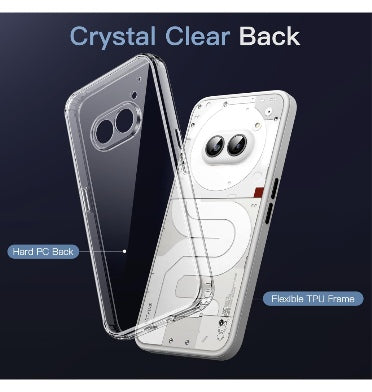 NOTHING PHONE (2A) PREMIUM PROTECTIVE SILICONE TPU CASE CLEAR