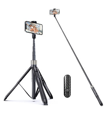 ATUMTEK 40.5 Selfie Stick, All in One Extendable Selfie Stick Tripod with  Bluetooth Remote