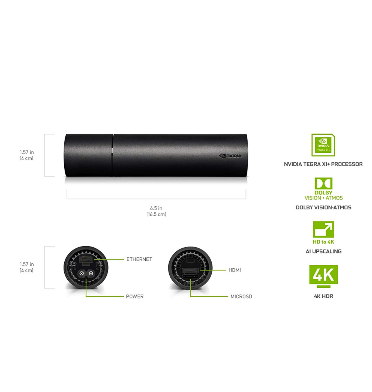 Nvidia Tegra X1+ Processor NVIDIA SHIELD TV 4K/HDR (2019) OPEN BOX