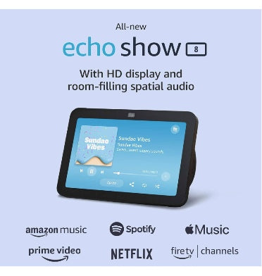Echo Show 8 2023 : la puissance d'Alexa avec un écran - Rotek