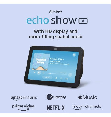 AMAZON ECHO SHOW 8 CHARCOAL (2023) – ZEEK