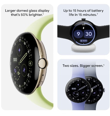 GOOGLE PIXEL WATCH 4 41MM CHAMPAGNE GOLD/LEMONGRASS – ZEEK