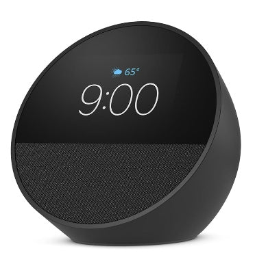AMAZON ECHO SPOT SMART ALARM CLOCK CHARCOAL BLACK (2024) – ZEEK