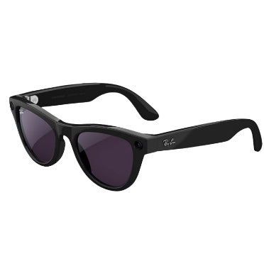 Ray-Ban  SKYLER ブラック サングラス RAY-BAN META - SKYLER SMART GLASSES STANDARD SHINY BLACK/AMETHYST