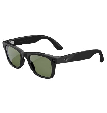 RAY-BAN META - WAYFARER (GEN2) LARGE SHINY BLACK/GREEN – ZEEK