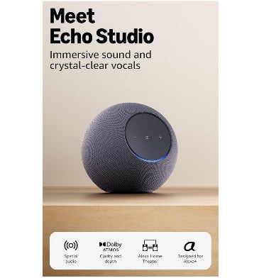 AMAZON ECHO STUDIO GRAPHITE (2025) – ZEEK