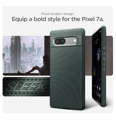 GOOGLE PIXEL 7A PREMIUM SLIM LIQUID AIR CASE ABYSS GREEN | SPIGEN