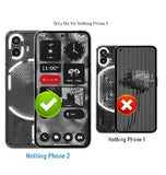 NOTHING PHONE (2) TEMPERED GLASS SCREEN PROTECTOR CLEAR 2PK
