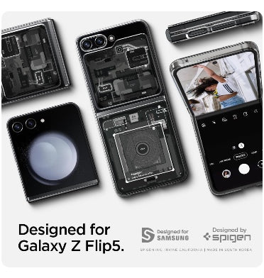 SAMSUNG GALAXY Z FLIP 5 PREMIUM AIRSKIN CASE ZERO ONE | SPIGEN – ZEEK