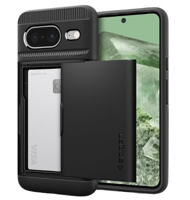 GOOGLE PIXEL PREMIUM SLIM ARMOR CARD CASE BLACK SPIGEN – ZEEK