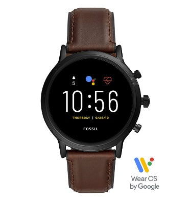 FOSSIL GEN CARLYLE SMARTWATCH BLACK/BROWN – ZEEK - Main Image