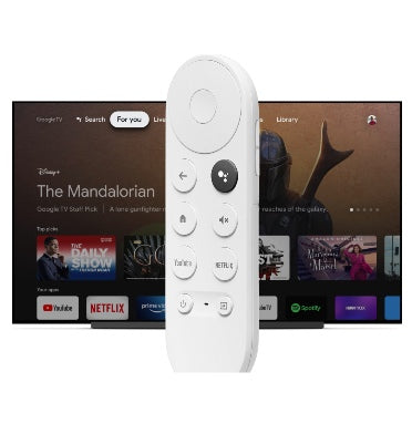 ⭐️未開封⭐️Google Chromecast with Google TV 4K Google Chromecast with Google TV (4K) (Snow) - Orms Direct - South