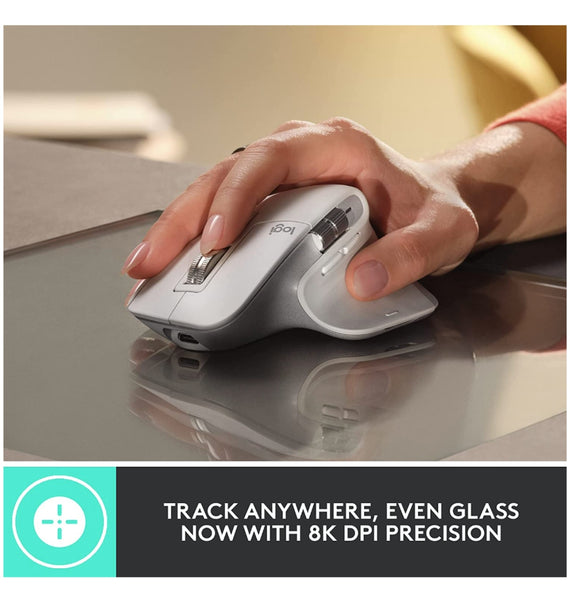 LOGITECH MX MASTER 3S WIRELESS MOUSE PALE GREY – ZEEK
