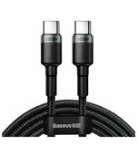USB-C TO USB-C 100W PD FAST CHARGING CABLE 2M BRAIDED BLACK | BASEUS