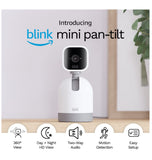 BLINK MINI PAN/TILT INDOOR SECURITY CAMERA WHITE