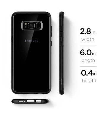SAMSUNG GALAXY S8 PREMIUM AIR CUSHION HYBRID CASE MATTE BLACK