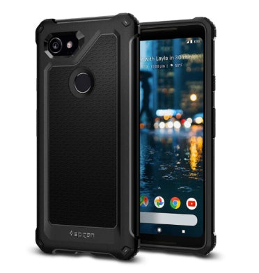 GOOGLE PIXEL XL PREMIUM RUGGED ARMOR EXTRA CASE BLACK SPIGEN