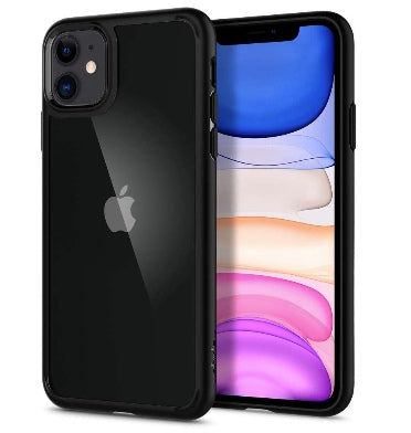 IPHONE 11 PREMIUM SLIM ULTRA HYBRID CASE MATTE BLACK/CLEAR