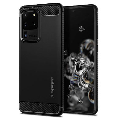 SAMSUNG GALAXY S20 ULTRA PREMIUM RUGGED CASE BLACK SPIGEN – ZEEK