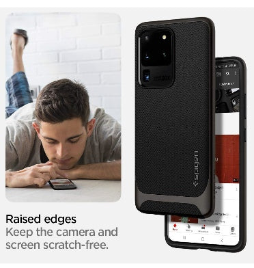 SAMSUNG GALAXY S20 ULTRA PREMIUM NEO HYBRID CASE GUNMETAL SPIGEN