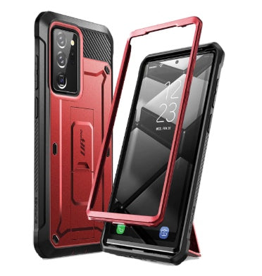 SAMSUNG GALAXY NOTE 20 ULTRA FULL BODY RUGGED PROTECTIVE CASE METALLIC RED | SUPCASE