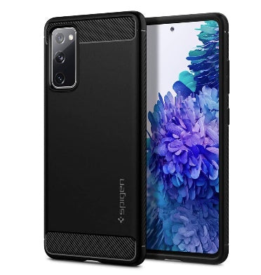 SAMSUNG GALAXY S20 FE PREMIUM RUGGED CASE BLACK SPIGEN – ZEEK