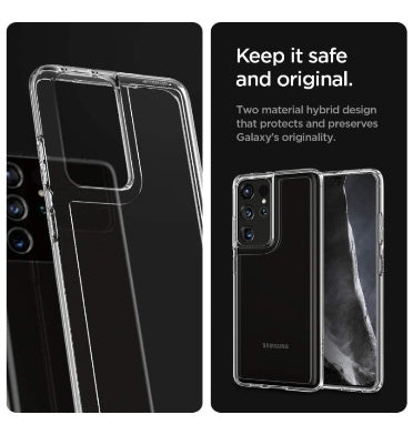 SAMSUNG GALAXY S21 ULTRA PREMIUM ULTRA HYBRID CRYSTAL CASE CLEAR