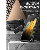 SAMSUNG GALAXY S21 ULTRA FULL BODY RUGGED PROTECTIVE CASE BLACK | SUPCASE