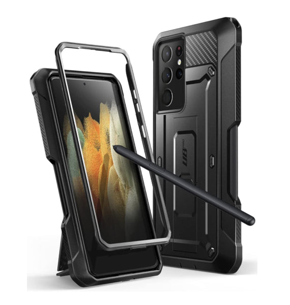 SAMSUNG GALAXY S21 ULTRA FULL BODY RUGGED PROTECTIVE CASE WITH S