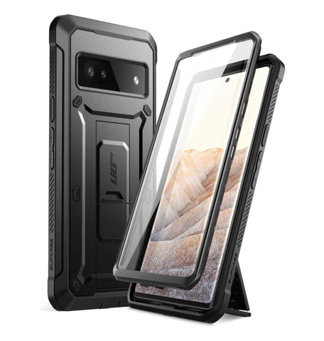 GOOGLE PIXEL 6A FULL BODY RUGGED PROTECTIVE CASE BLACK | SUPCASE