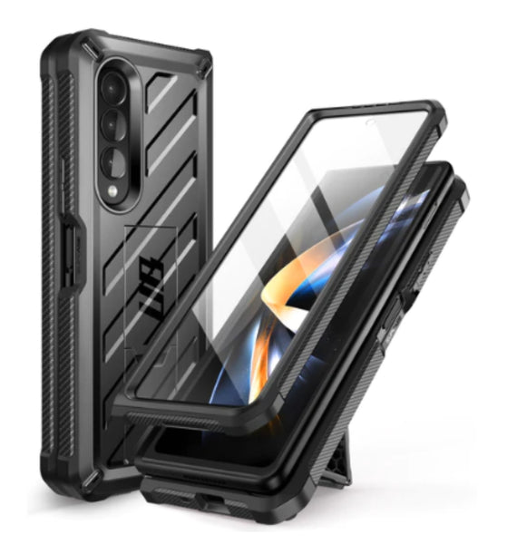 SAMSUNG GALAXY Z FOLD 4 FULL BODY RUGGED PROTECTIVE CASE BLACK