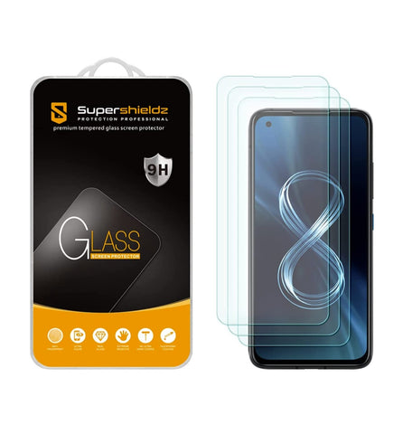 ASUS ZENFONE 8 PREMIUM TEMPERED GLASS SCREEN PROTECTOR 3PK | SUPERSHIELDZ