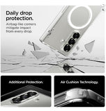 SAMSUNG GALAXY Z FOLD 7 PREMIUM ULTRA HYBRID PRO MAGSAFE CASE CLEAR | SPIGEN