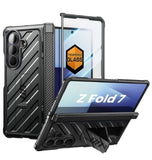 SAMSUNG GALAXY Z FOLD 7 FULL BODY RUGGED PROTECTIVE CASE BLACK | SUPCASE