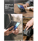 SAMSUNG GALAXY Z FOLD 7 FULL BODY RUGGED PROTECTIVE CASE BLACK | SUPCASE