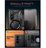 SAMSUNG GALAXY Z FOLD 7 FULL BODY RUGGED PROTECTIVE MAGSAFE CASE BLACK | SUPCASE