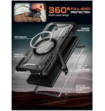SAMSUNG GALAXY Z FOLD 7 FULL BODY RUGGED PROTECTIVE MAGSAFE CASE BLACK | SUPCASE