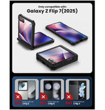 SAMSUNG GALAXY Z FLIP 7 PREMIUM FULL BODY ARMORBOX PROTECTIVE CASE BLACK | I-BLASON