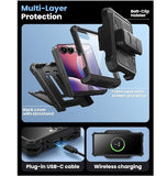 SAMSUNG GALAXY Z FLIP 7 PREMIUM FULL BODY ARMORBOX PROTECTIVE CASE BLACK | I-BLASON