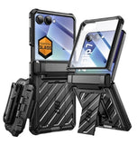 SAMSUNG GALAXY Z FLIP 7 PREMIUM FULL BODY PROTECTIVE CASE BLACK | SUPCASE