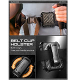 SAMSUNG GALAXY Z FLIP 7 PREMIUM FULL BODY PROTECTIVE CASE BLACK | SUPCASE