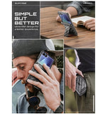 SAMSUNG GALAXY Z FLIP 7 PREMIUM FULL BODY PROTECTIVE CASE BLACK | SUPCASE