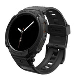 SAMSUNG GALAXY WATCH 8 PREMIUM RUGGED ARMOR PRO CASE 44MM WITH TPU STRAP BLACK | SPIGEN