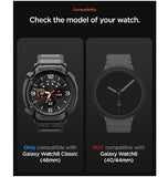 SAMSUNG GALAXY WATCH 8 PREMIUM RUGGED ARMOR PRO CASE 46MM WITH TPU STRAP BLACK | SPIGEN