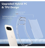 GOOGLE PIXEL 10 / 10 PRO PREMIUM PROTECTIVE TPU CASE CLEAR | NATBOK