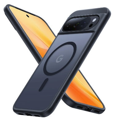 GOOGLE PIXEL 10 / 10 PRO PREMIUM SLIM MAGSAFE TRANSLUCENT BUMPER CASE MATTE BLACK | TORRAS