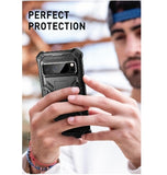 GOOGLE PIXEL 10 / 10 PRO PREMIUM FULL BODY ARMORBOX PROTECTIVE BUMPER CASE BLACK | I-BLASON