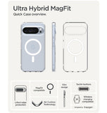 GOOGLE PIXEL 10 PRO XL PREMIUM SLIM ULTRA HYBRID MAGSAFE CASE CLEAR | SPIGEN