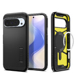 GOOGLE PIXEL 10 PRO XL PREMIUM TOUGH ARMOR MAGSAFE CASE BLACK | SPIGEN